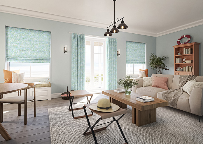 Goa, Celeste Blue - Made to Measure Curtain - Image 8